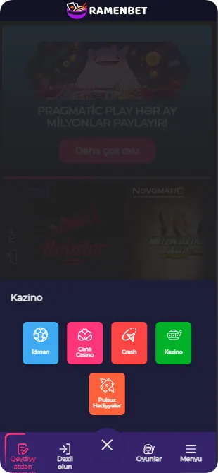 Ramenbet App Naviqasiyası