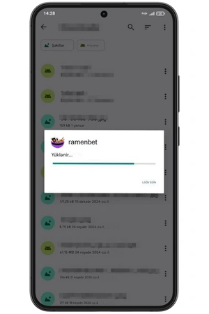 Android smartfonunda ramenbet apk quraşdırma prosesi