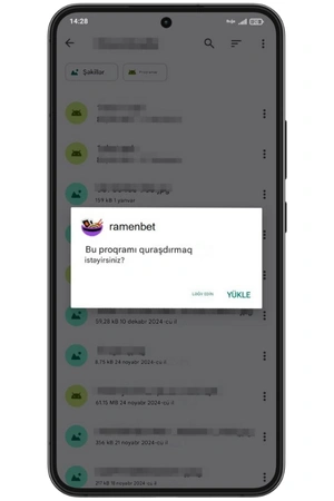 Android üçün ramenbet apk faylını yükləyin