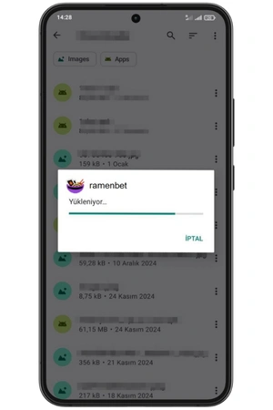 Android'de ramenbet apk kurulum