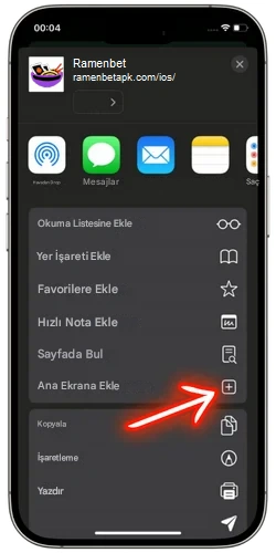 ramenbet uygulaması kurulum talimatları iphone için